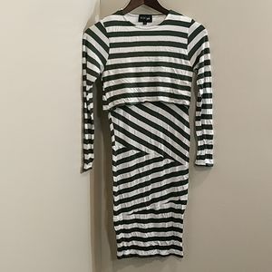 Tight tee shirt dress/nursing dress